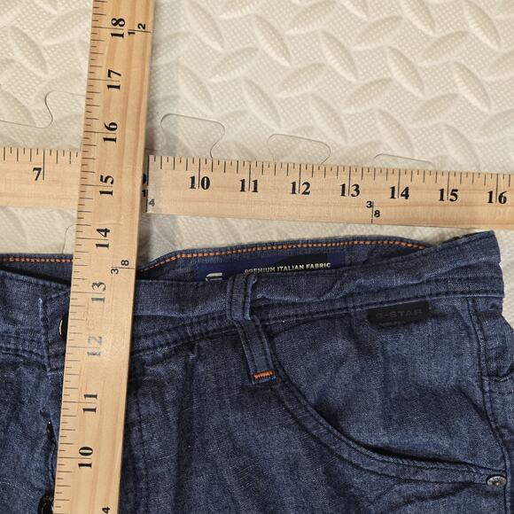 G-Star Raw Jeans Womens Mens 28x30 ARC 3D Loose Chambray Loungewear Cabincore - Picture 13 of 14